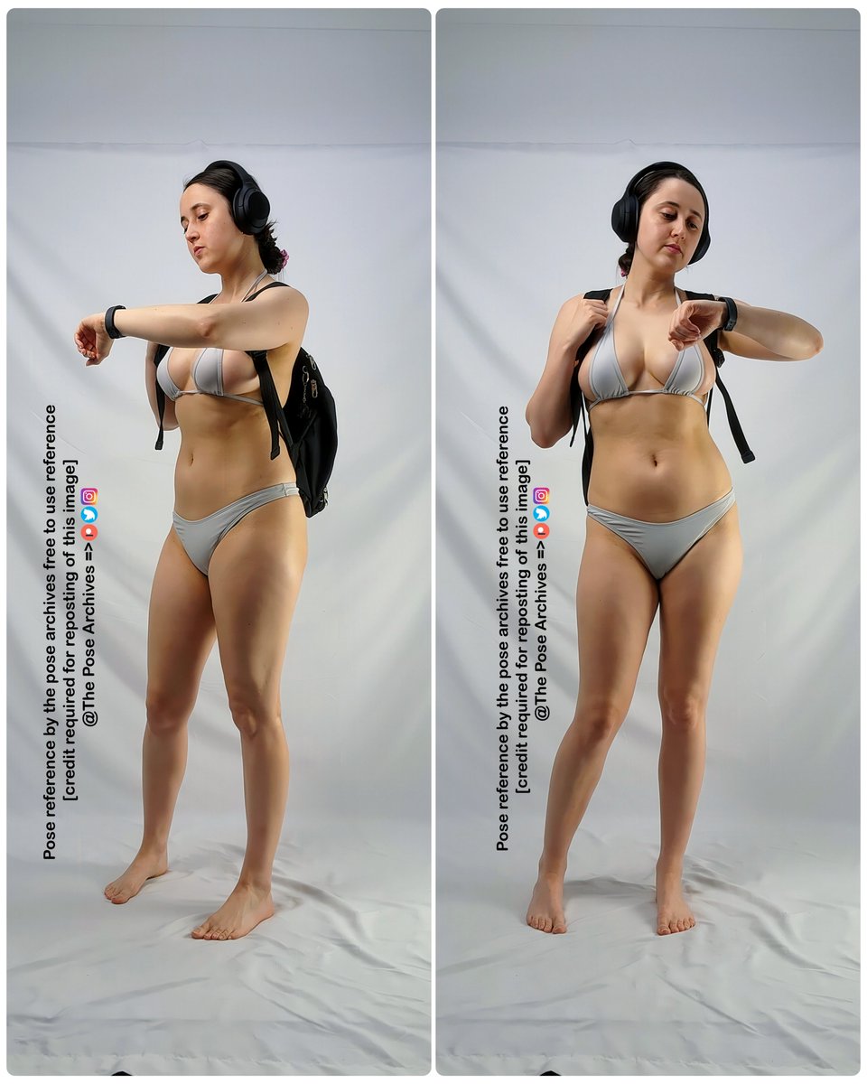 theposearchives's tweet photo. Pose reference!✏️
Standing/bag/phone/headphones/prop https://t.co/MIA2Tlu5Xt