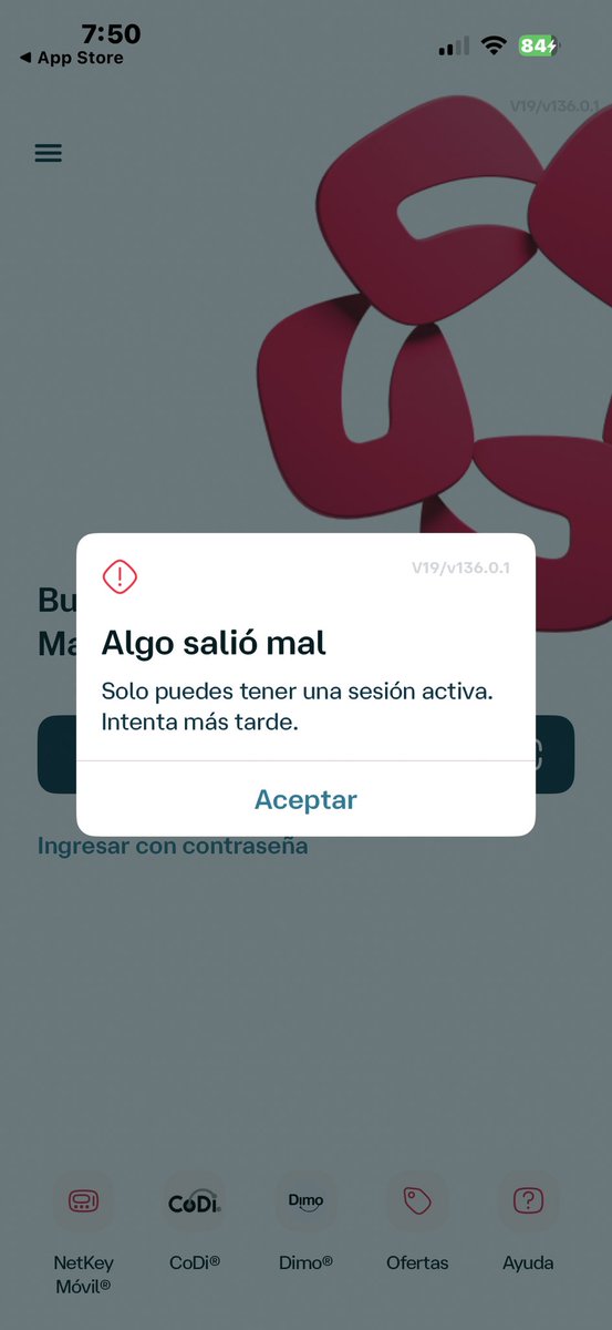 esemichango79's tweet photo. @banamex no puedo entrar a mi aplicación https://t.co/uxhrEH6NXK