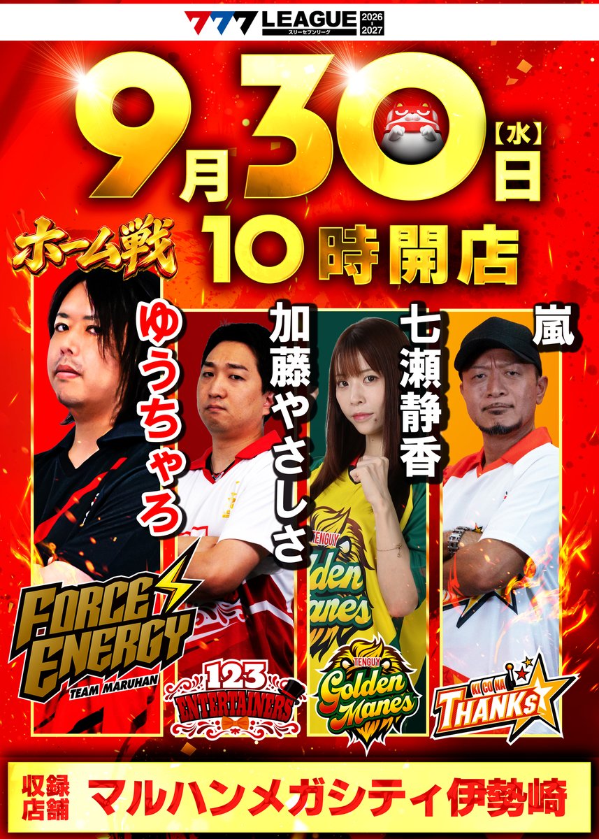 maruhan_east's tweet photo. こんにちは！
マルハン東日本広報です😎📢

いよいよ明日！マルハンホーム戦🔥
場所はマルハンメガシティ伊勢崎（群馬県）

そして！ホーム戦の初戦は...
ゆうちゃろさん🔥
@yu_tyaro 

そんなゆうちゃろさんに
群馬マルハン(GNM)の皆様から
たくさんの応援メッセージが！！

まずは...マルハン太田新道町店
Ｔボーイの応援メッセージから😎
@t_boyinngmgr