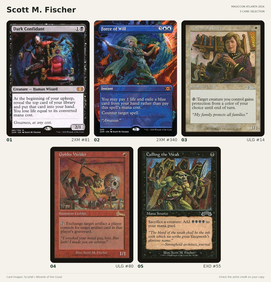 yuyan_mtg's tweet photo. Rebecca Guay氏とScott M. Fischer氏がMagic Con Atlantaに来ることが発表されました。
お二人とも超人気でかなり並ぶことが予想されるため、サイン希望が一定数を超えたら早めに募集締め切らせていただきます🙇‍♂️
https://t.co/8xqWKXkvWC https://t.co/Txo94NNzlX