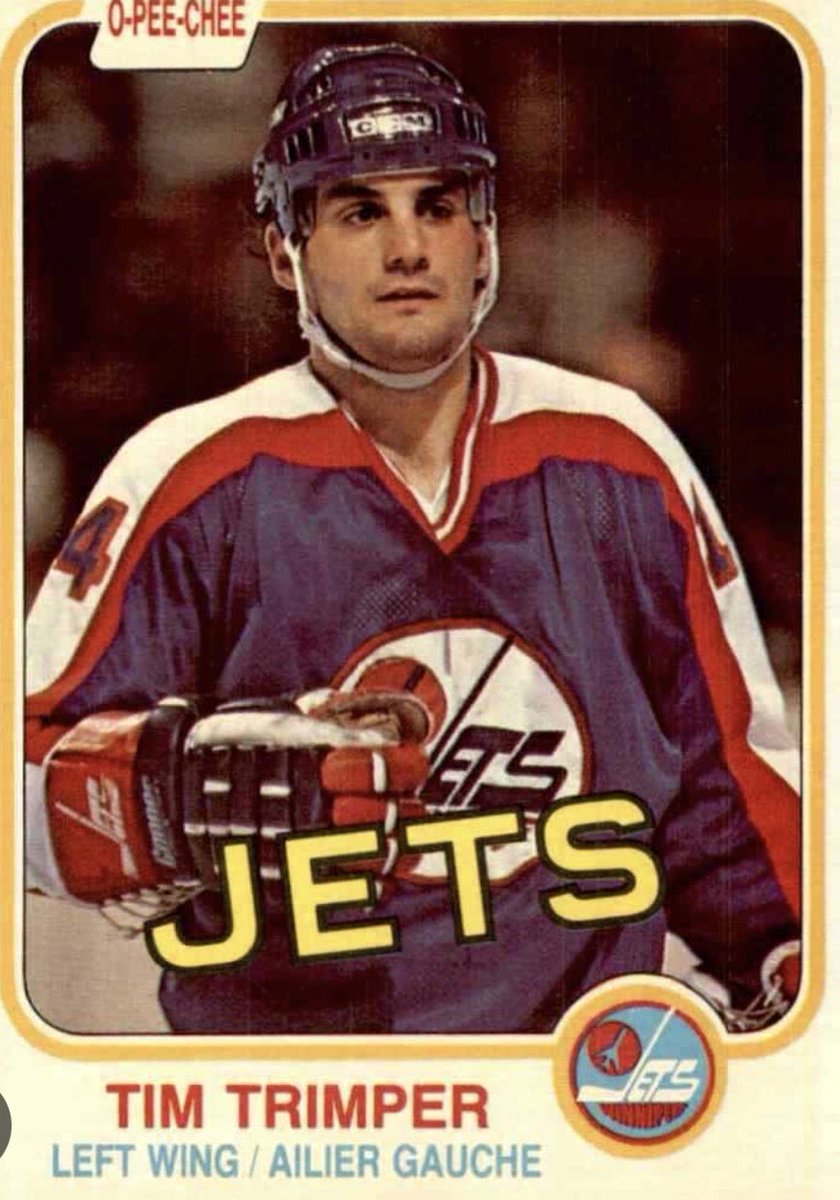 JetsAlumni's tweet photo. Another late day post, but @NHLJets alumnus Tim Trimper celebrated a birthday today. Trimper played 140 games with the Jets from 1980 to 1984 including 56 games and 29 points in 1980-81. https://t.co/eKm4ni8UJy