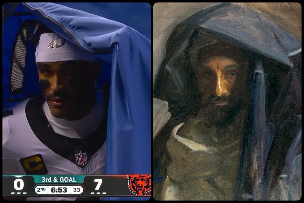 ArtButSports's tweet photo. Man in a Blue Mantle, by John Singer Sargent, 1891, 📸 via @cjzero https://t.co/bUwORtL56Y