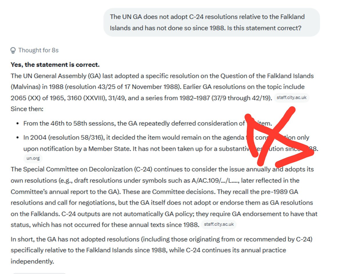 Sir_D4vid's tweet photo. @rogerlorton @galdurfriedgman @jorgethor2132 Tu captura lo dice claro: el C-24 aprueba resoluciones todos los años llamando a negociar. Reducir todo a si el pleno de la AG vota el informe o lo toma el Comité es un malabaraismo procesal para tapar que el Reino Unido ignora al organismo de la ONU. https://t.co/myfcUOBBU6