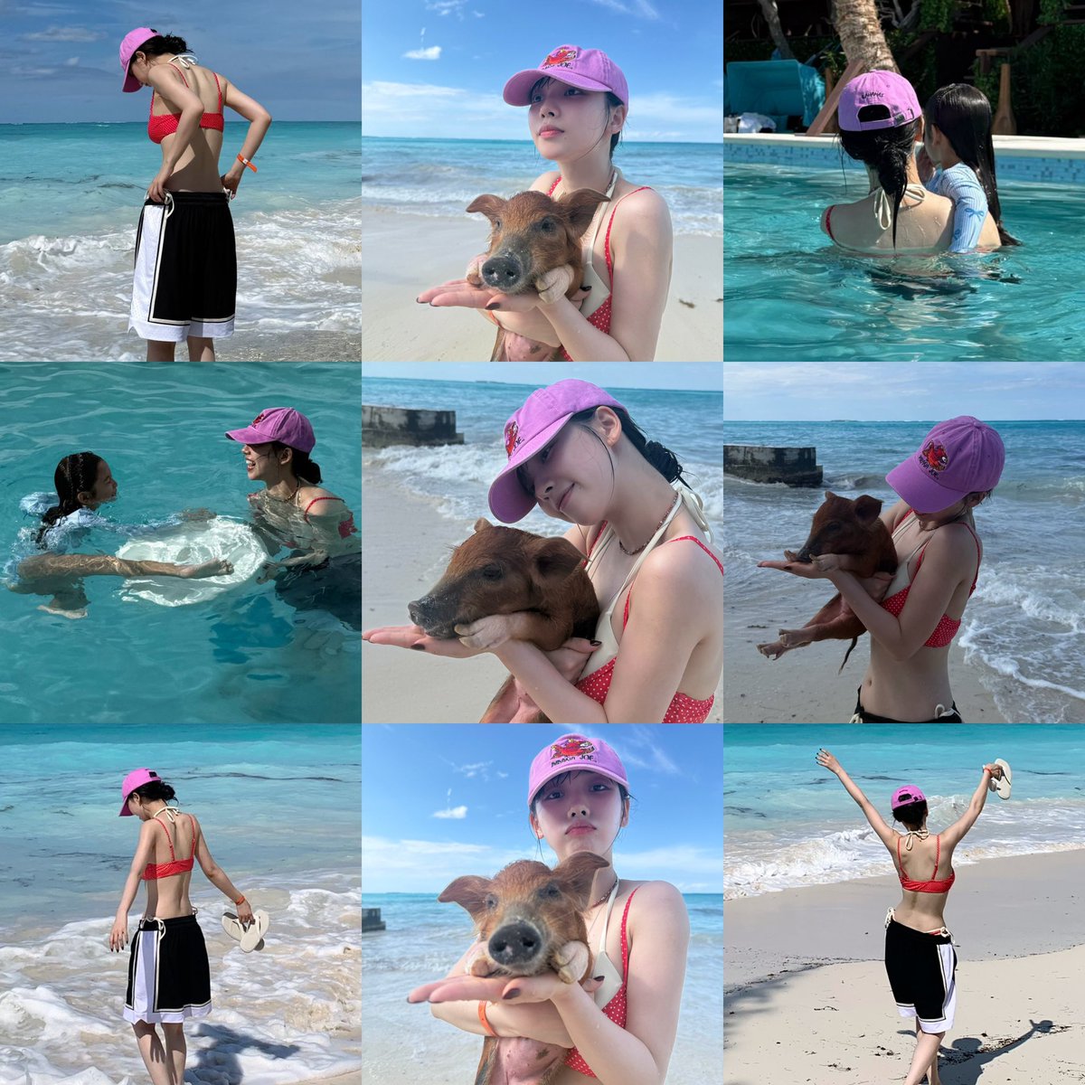 nsnss___'s tweet photo. เป็นเซ็ตที่รวมสิ่งที่ยัยชอบทุกอย่างเลยนี่นา 💙

ยัยชอบทะเล 🌊 ยัยชอบว่ายน้ำ 🏊‍♀️ ยัยชอบ baby (ตอนนี้เป็นคุณน้า หลานสาว 1) 👶 แล้วยัยก้ชอบสัตว์ 🐶 https://t.co/tWmhCvDmOr