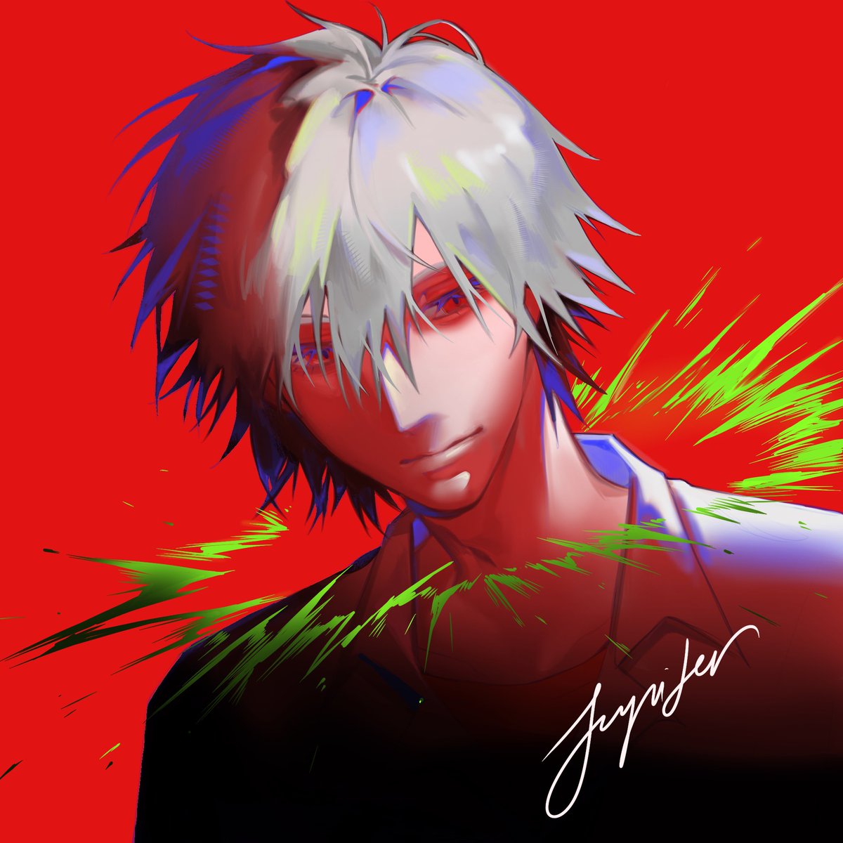 Jupiter0712's tweet photo. #kaworu #evangelion #art #digitalartㅤ https://t.co/7Ymorf3fOr
