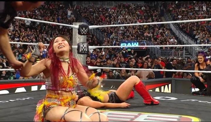 PanaiSunad97219's tweet photo. "I've been in WWE for 12 years and it's not my fault that you haven't won any world championships in your early years, because I have. This isn't over until I say it's over. I always end up coming back. I'm the standard of women's wrestling, and this isn't finished"

- Bayley, after costing Lyra Valkyria the match