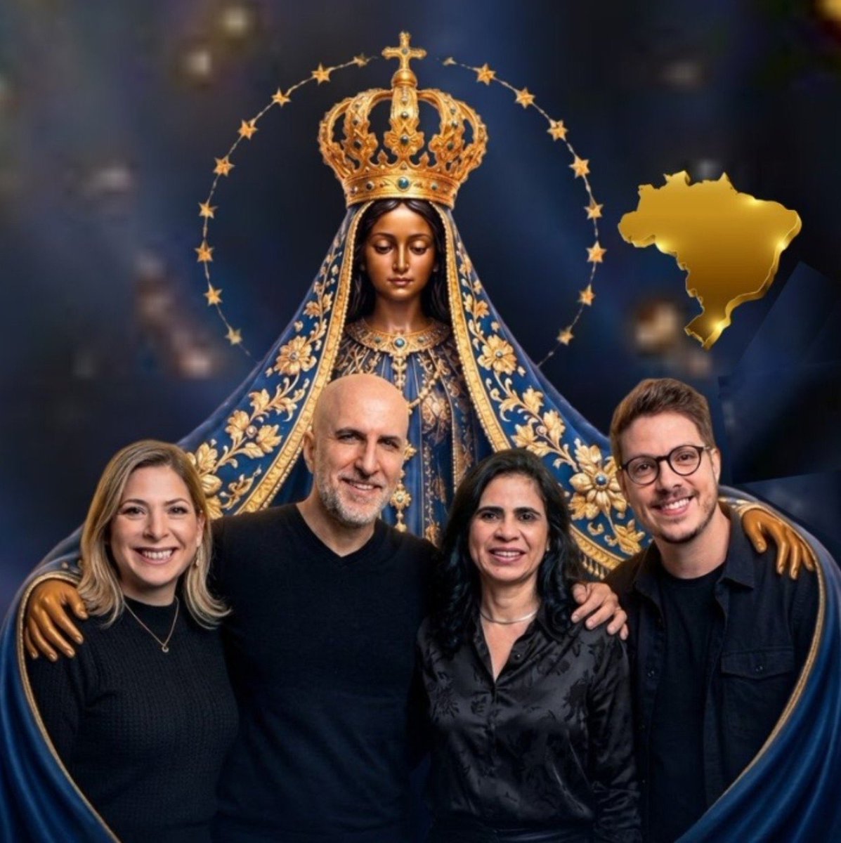 BacurauA's tweet photo. Que Nossa Senhora proteja os únicos jornalistas que ousaram desafiar seus patrões e cumprir sua missão de levar a verdade ao povo brasileiro. https://t.co/A58aoT1SSW