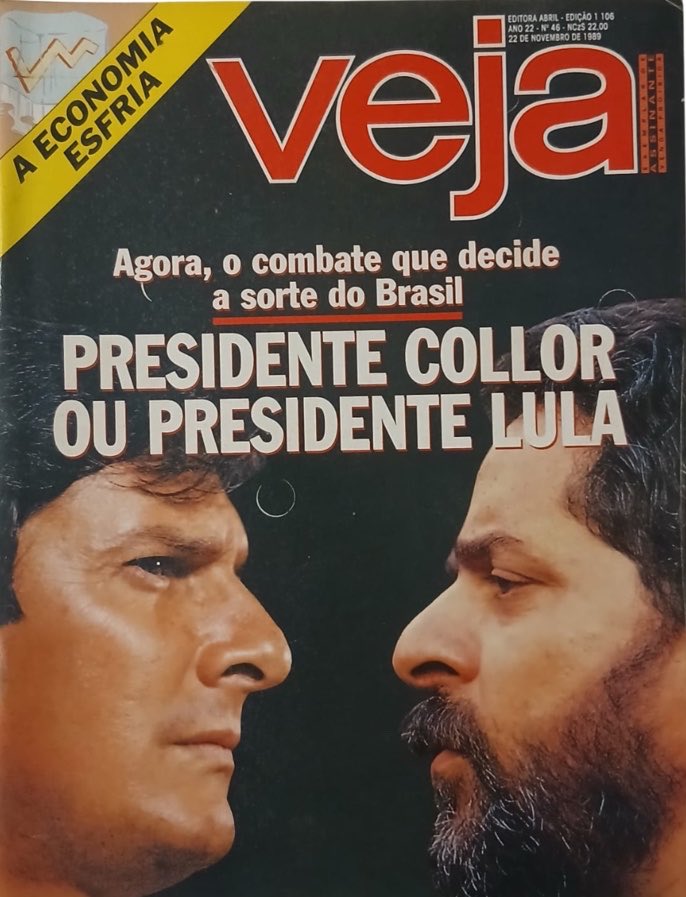 _dilmadebochada's tweet photo. Edição  “uma escolha difícil” 1989 

"Este país em 89 com medo de mim, escolheu o Collor, dizendo que era o novo e vcs sabem o que aconteceu neste país", Lula https://t.co/EfijDsMSo0