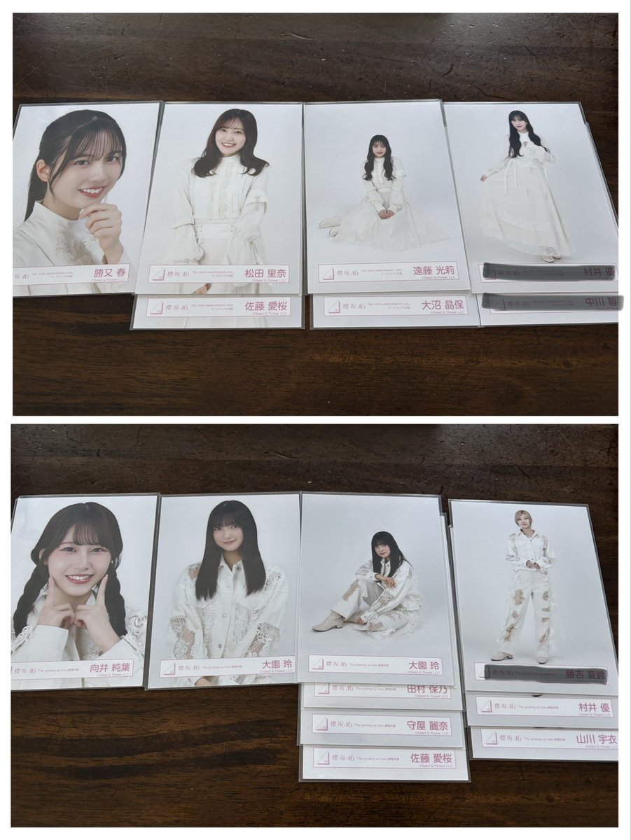 cogimyon46's tweet photo. 櫻坂46　生写真　櫻坂カフェ　トレ
求:画像1
譲:画像2〜6、過去物

🌸9/30 BACKS 2日目、アニラ 直トレ
お気軽にお声がけください！！ https://t.co/C08P3XZaHL