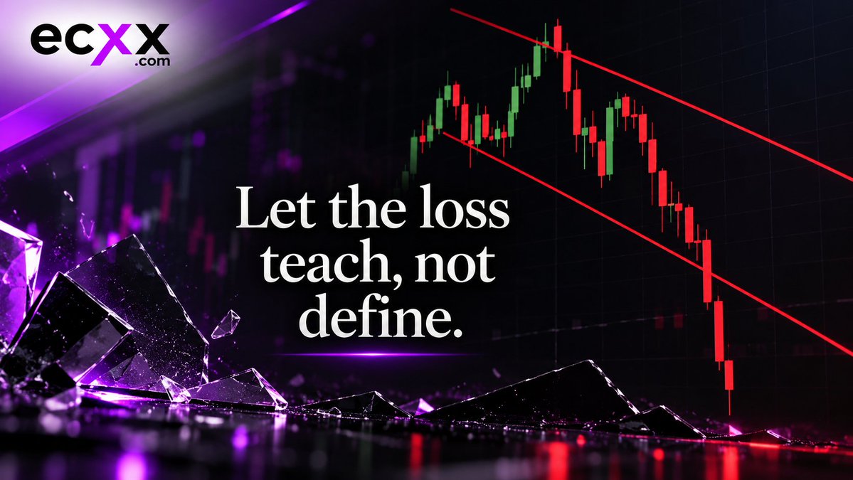 ecxx_Official's tweet photo. 📉 A losing trade isn’t the end—it’s a lesson. Learn what went wrong, refine your strategy, manage risk, and move forward. In crypto trading, losses can provide valuable insights when you use them to improve. 🧠📊

#ECXX #CryptoTrading #TradingMindset https://t.co/GnqctPXTgC