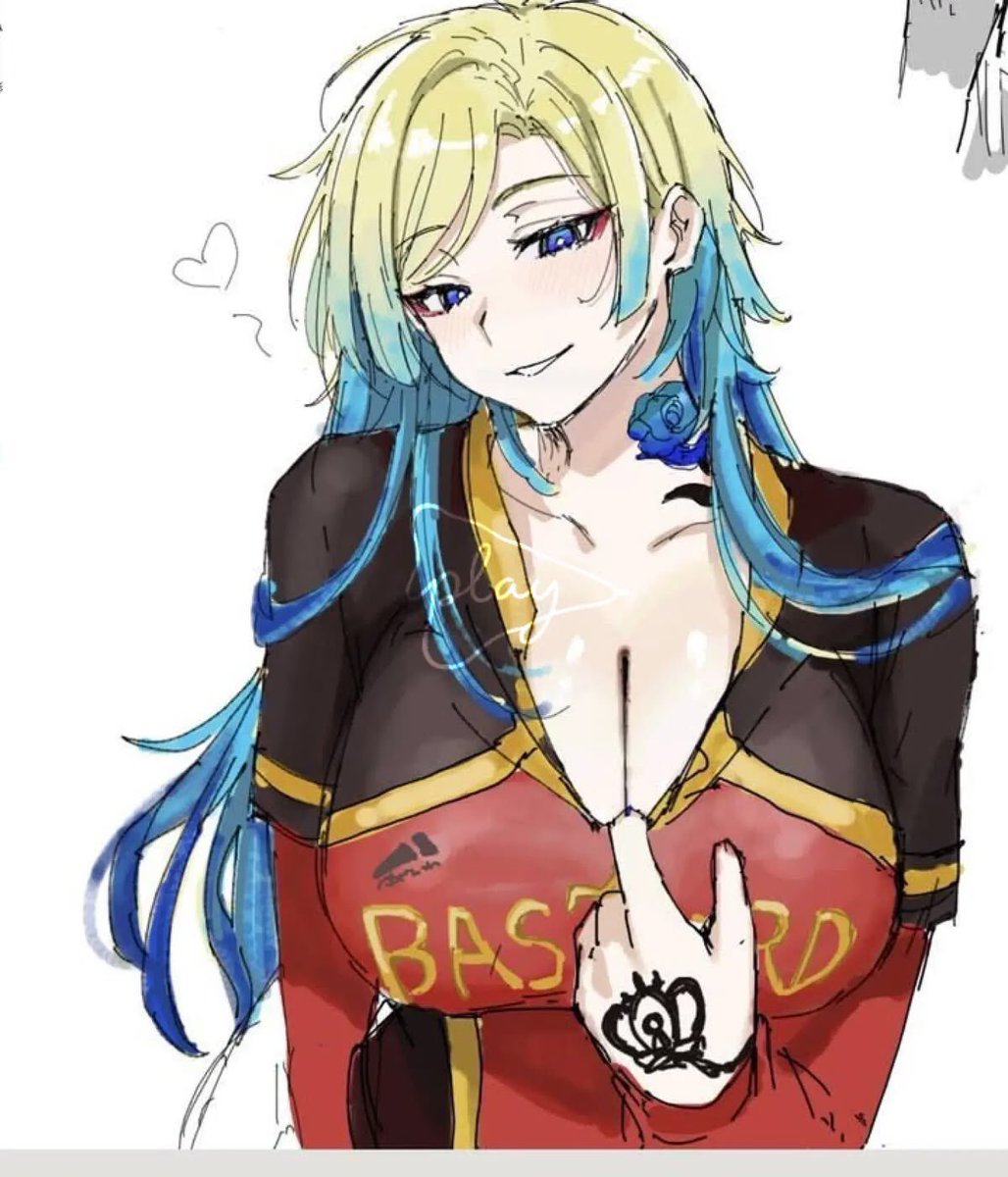 fuxzlux's tweet photo. This is how I felt drawing big boobed Kaiser https://t.co/8bDndgWQHN