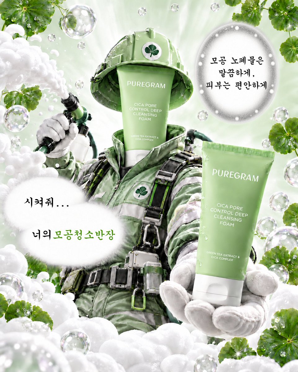 puregram_kr's tweet photo. 시켜줘… 너의 모공 청소반장.🫧
환절기 모공 관리가 신경 쓰인다고?

그럼 내가 나설 차례네.
쫀쫀한 거품으로 모공 노폐물은 말끔하게,

퓨어그램 팔로우 + 이 게시물 RT하면 참여 완료!
추첨으로 3명에게 내가 찾아갈게🎁

⏰ 9월 30일 오전7시 - 10월1일 오전6시59분
딱 24시간만 진행되는 골드박스 특가✨

🛒 행사 바로가기
https://t.co/Hz8yygXRyV

📅 이벤트 기간: 9/29(화) ~ 10/1(목)
📢 당첨자 발표: 10/2(금)