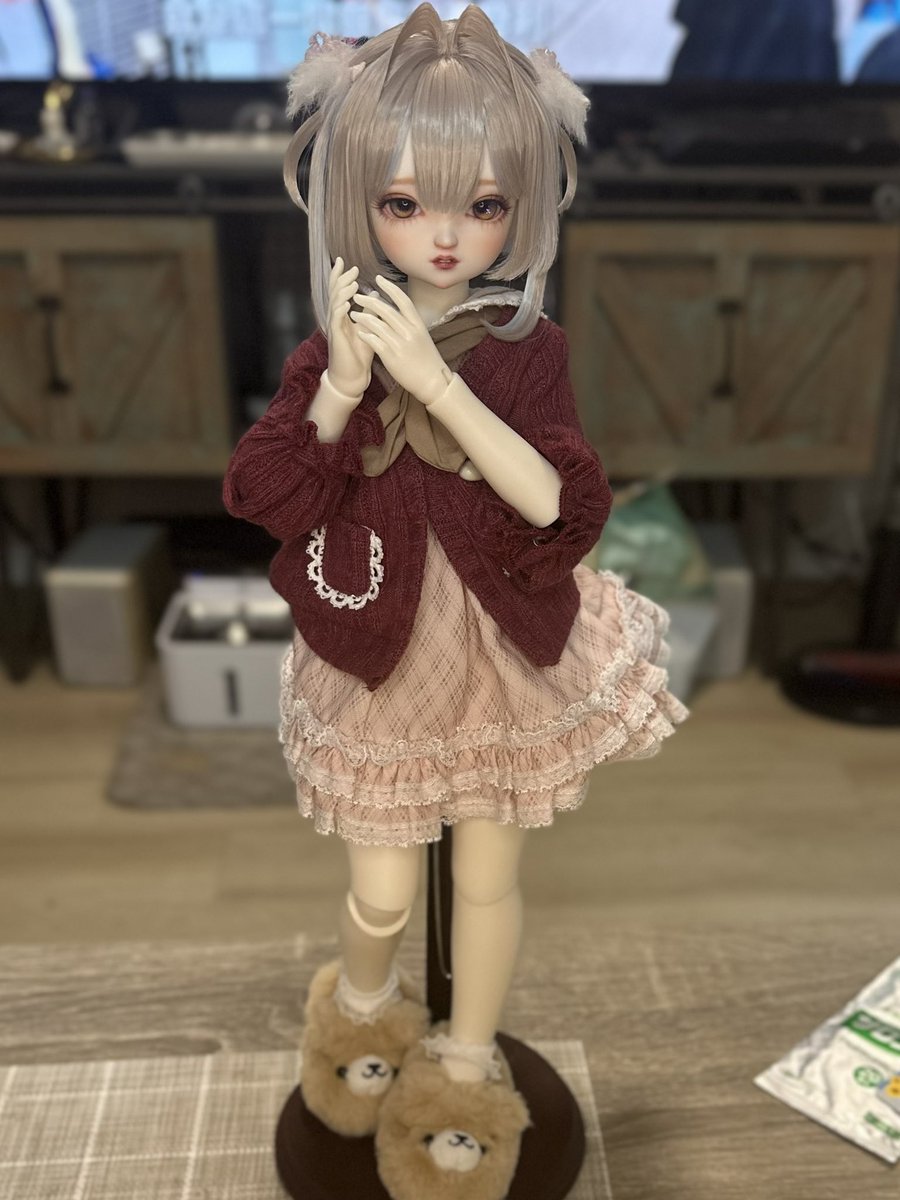 akira191895's tweet photo. 大阪のI・Dollで、#ALL_FOR_ONE_Doll 様よりお迎えした「レチェ」ヘッド。
今朝メイクが完成して、ようやくこの子らしい表情になりました🤍
まだ名前は決まっていないけれど、ひとまず無事に誕生です🍼✨
これからどんな子になっていくのか楽しみです❤️ https://t.co/VKv6ToYtss