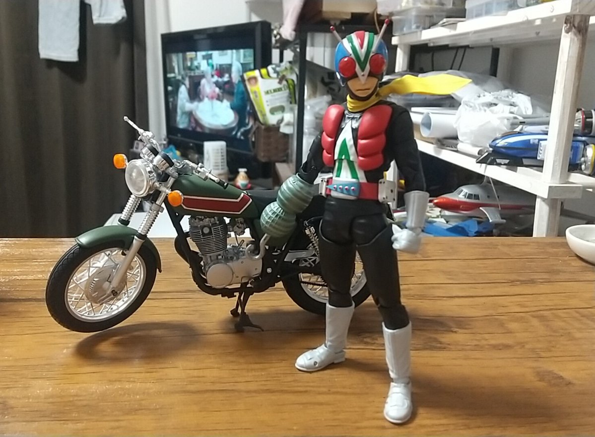 GMGMmk2's tweet photo. なんちゃってライダーマンマシンを作った https://t.co/f8RLMM1wo6