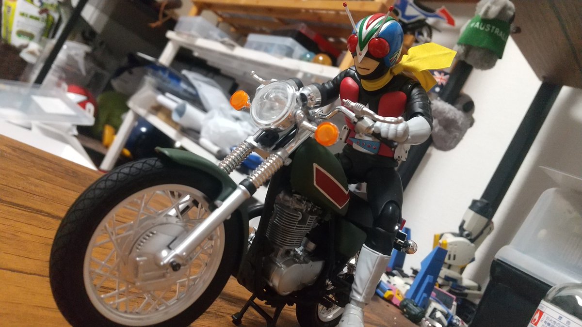 GMGMmk2's tweet photo. なんちゃってライダーマンマシンを作った https://t.co/f8RLMM1wo6