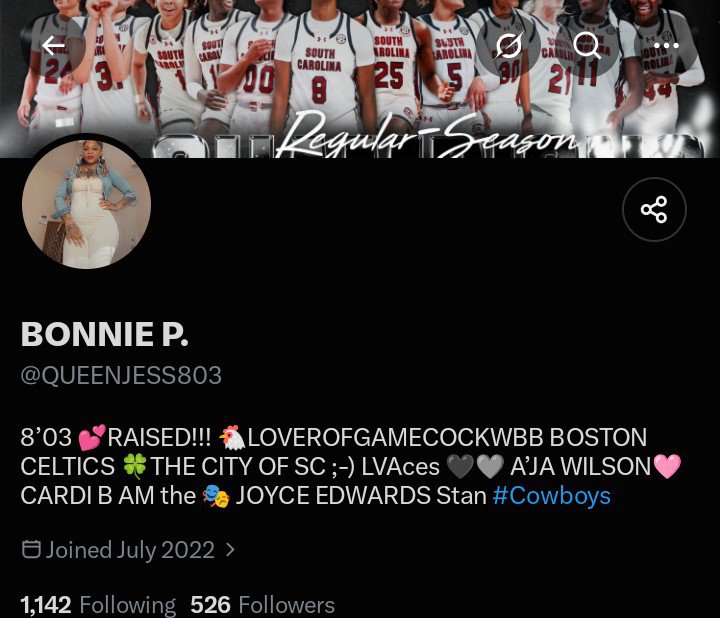 reeseofangel's tweet photo. No kiki or mystics in her bio and she a cocks fan please shut yo dumb ass up trying to start some shit between 2 fcs you not apart of https://t.co/HkVwaQn9Xp