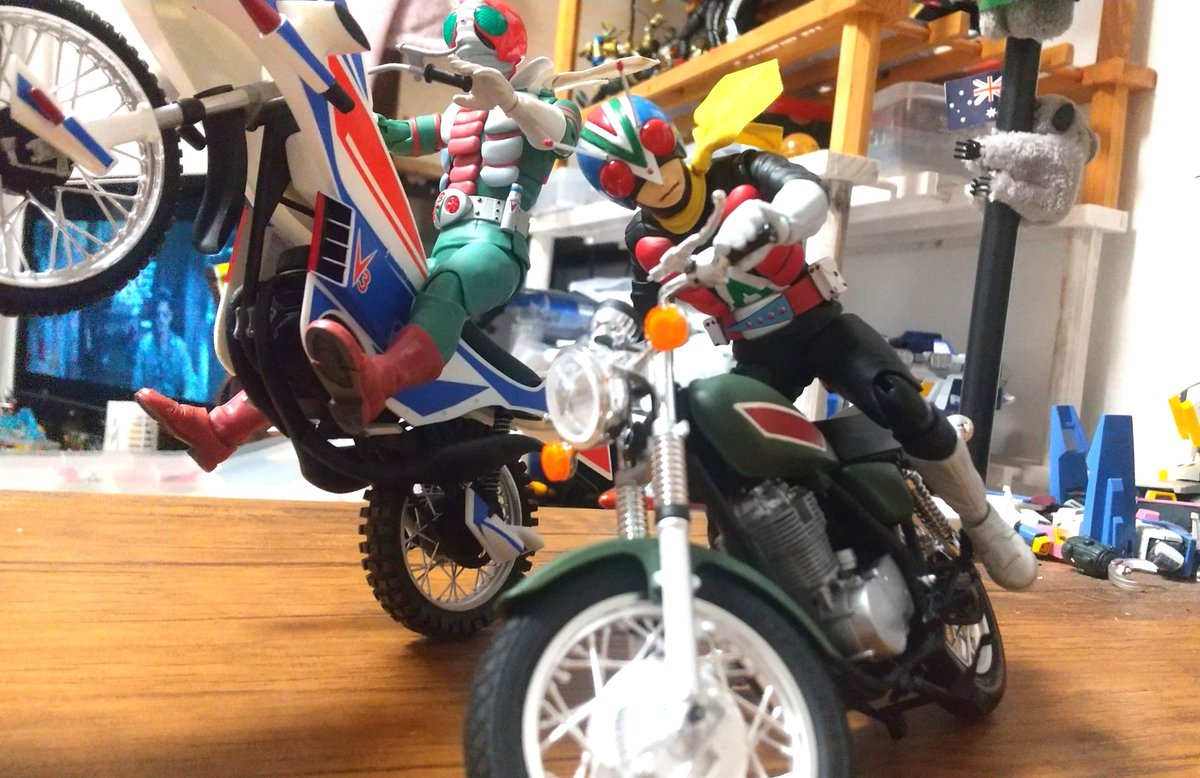 GMGMmk2's tweet photo. なんちゃってライダーマンマシンを作った https://t.co/f8RLMM1wo6