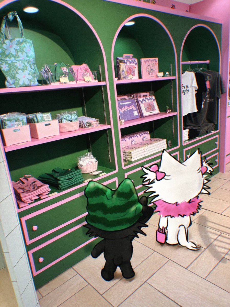 groomroom_nojao's tweet photo. 最終日オープンしております✨
本日21時まで🥺
みんな遊びに来てね💚🩷
#groomroom https://t.co/0sMcKITqSd