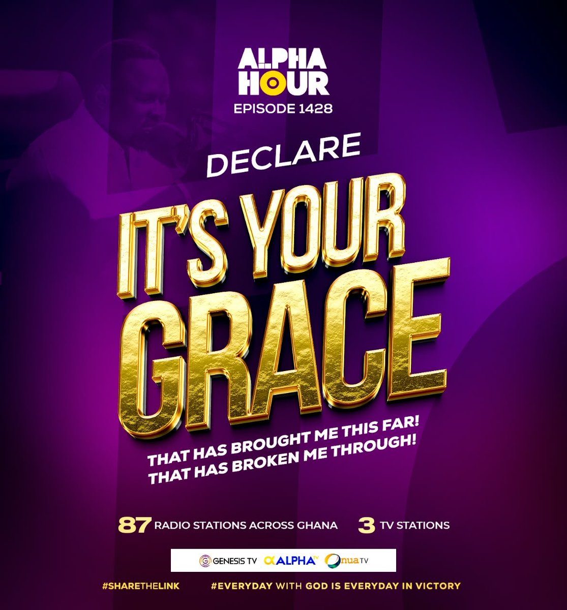 genesistvgh's tweet photo. Declare!
IT'S YOUR GRACE!🔥❤️

#AlphahourwithPastorElvis https://t.co/xbnwDe5fDL