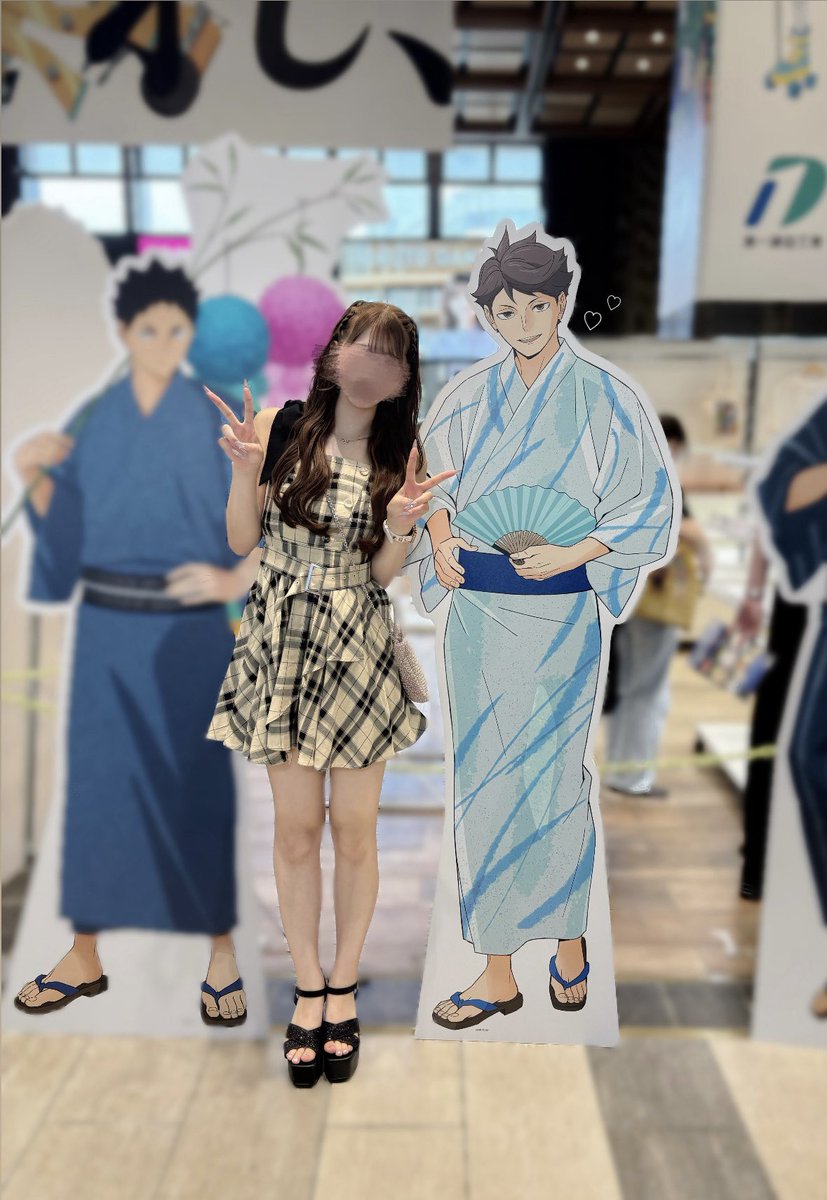 chukiangely's tweet photo. 仙台でいちばんの思い出✩.⋆浴衣姿の及川さん夏限定でかっけーため2ショットなど撮った🩵🎐꙳⋆
#ハイキューウィーク 💫🩵🏐 https://t.co/TfmB7xwxS0