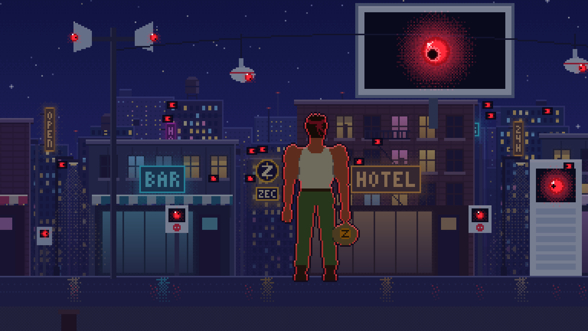CONTRACYPHER's tweet photo. Glasshouse puts every citizen on T-status: transparent. Refuse, and IRIS flags you. A flagged person can't buy, rent or work.
The crew fights for Z: shielded.
That split is real. Zcash has transparent t-addresses and shielded z-addresses.
#KonamiCoded $CONTRA $CYPH $ZEC $STONKS https://t.co/o86AYVma0a