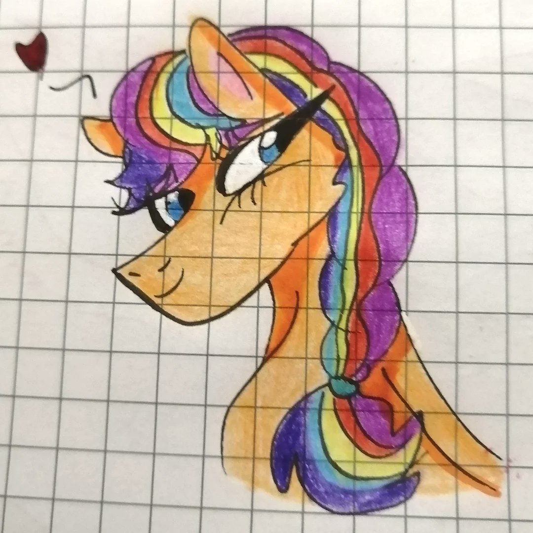 VioletteTimbers's tweet photo. I wanted to draw Sunny because she’s from the movie and the MLP G5 series. I miss them a little, so I drew her to keep a little hope alive. https://t.co/6SbEYt4wMk