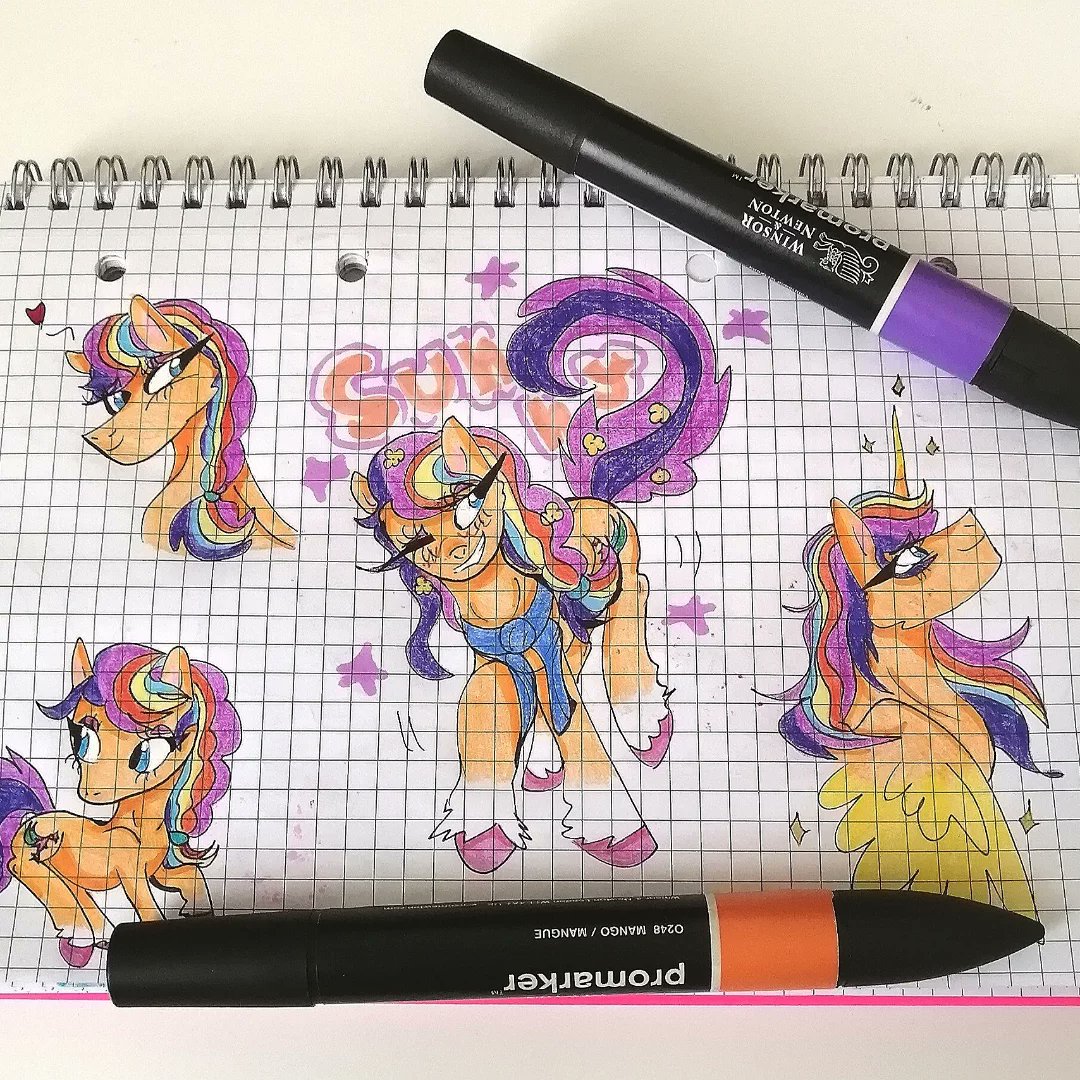 VioletteTimbers's tweet photo. I wanted to draw Sunny because she’s from the movie and the MLP G5 series. I miss them a little, so I drew her to keep a little hope alive. https://t.co/6SbEYt4wMk