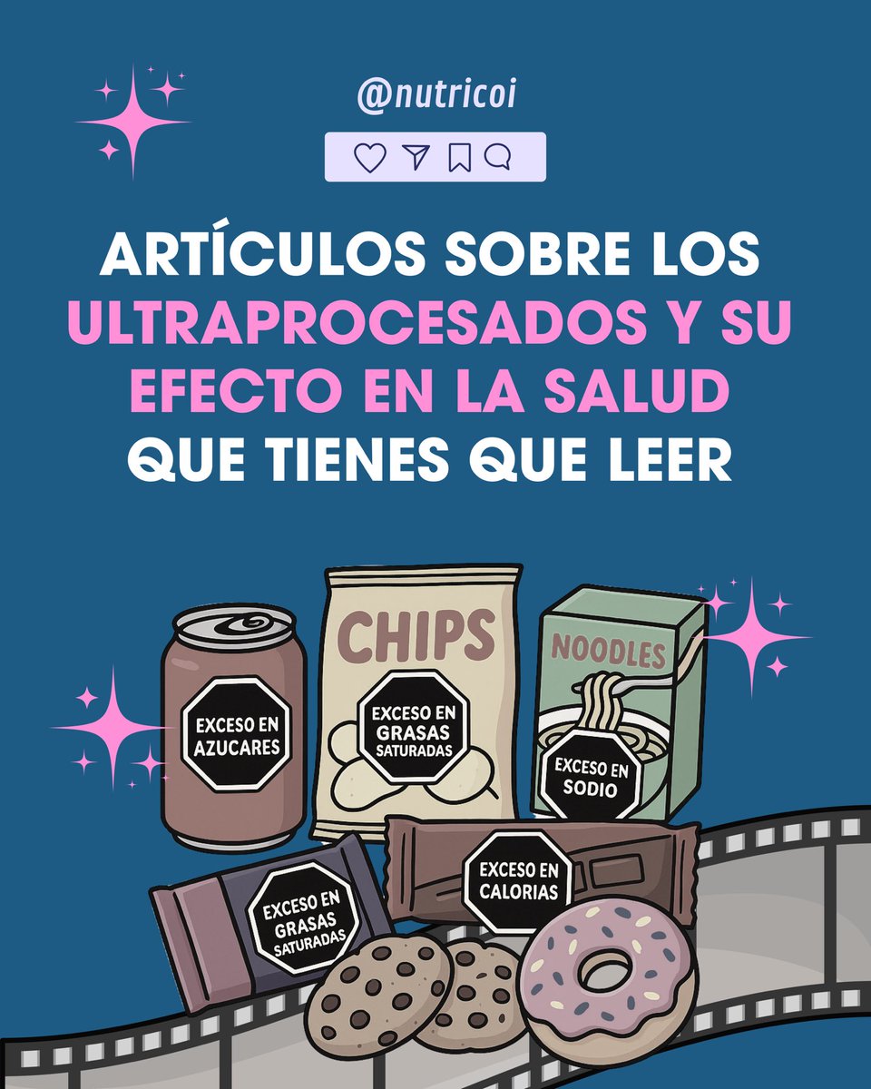 NutriCOI's tweet photo. ¿Qué nos dice la evidencia sobre los productos ultraprocesados? 🍪🥤

Estos estudios muestran cómo su creciente producción y consumo se relacionan con daños a la salud, pero también con factores comerciales, políticos y estructurales que requieren respuestas de salud pública ‼️ https://t.co/pHZPot5I81