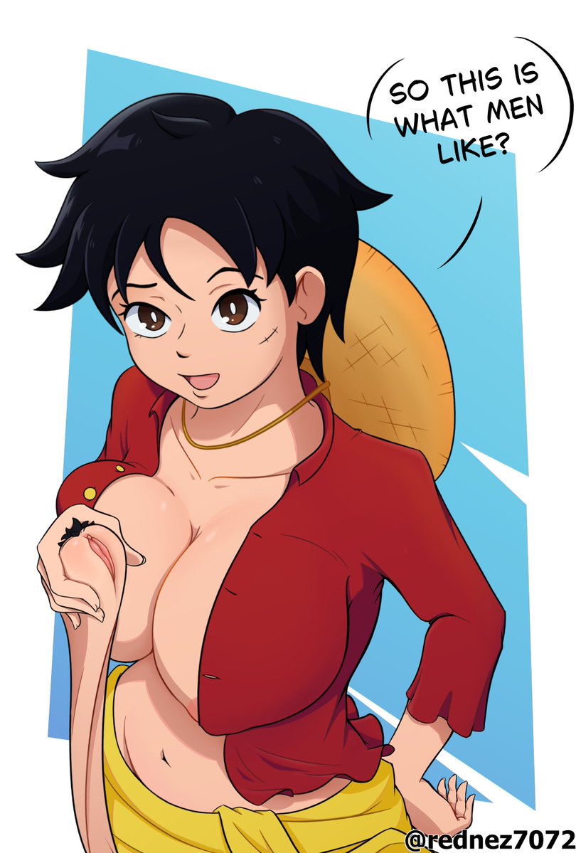 rednez7072's tweet photo. So this is what men like?👀
#fanart #luffy https://t.co/EQIUebkWqY
