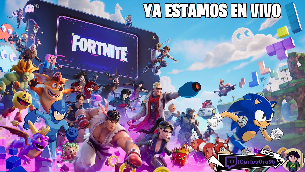 CarlosOro96's tweet photo. 🔴LIVE
✨Lunes de Maestría✨
🔼Subiendo chiquitos (espiritus) de nivel🔼
👾Fortnite - Glitch👾
❓Despues que mas jugamos❓
#Stream #Streamer #Gamer #Gaming #Fortnite #EpicGames #PC #PS4 #PS5 #Xbox #Nintendo #NintendoSwitch #Persona #KingdomHearts #Fortnitemares #Mexico #Español https://t.co/6OLuio5VSy
