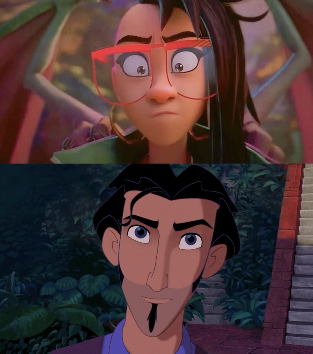 MrQuidsie's tweet photo. same energy, track 5. (someone help me.)
#ForgottenIsland #TheRoadToElDorado #Raissa #Tulio #Meme https://t.co/T12zSu9yFQ