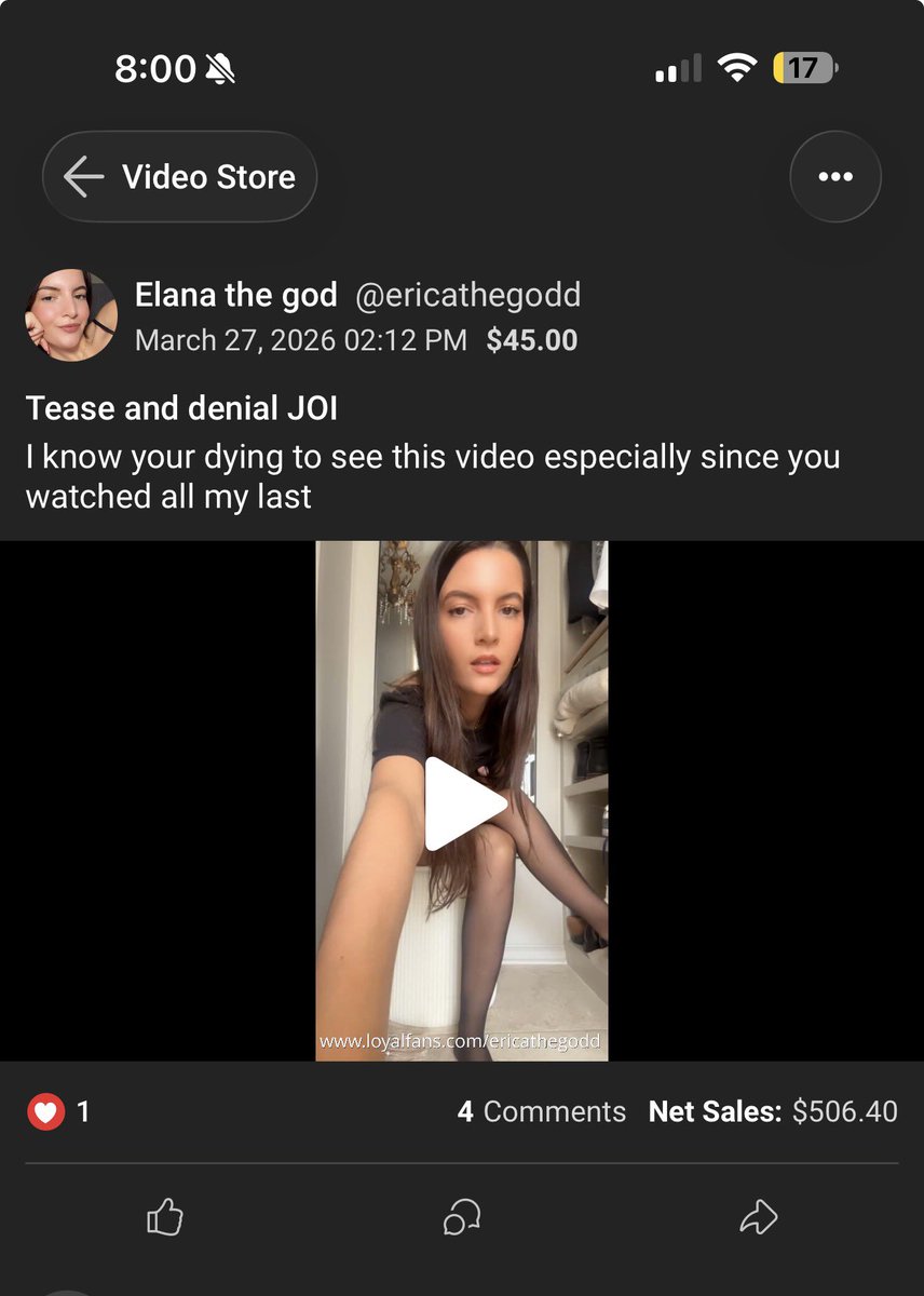elanathegod's tweet photo. This video alone has made $500 https://t.co/dPiW4vZmC4