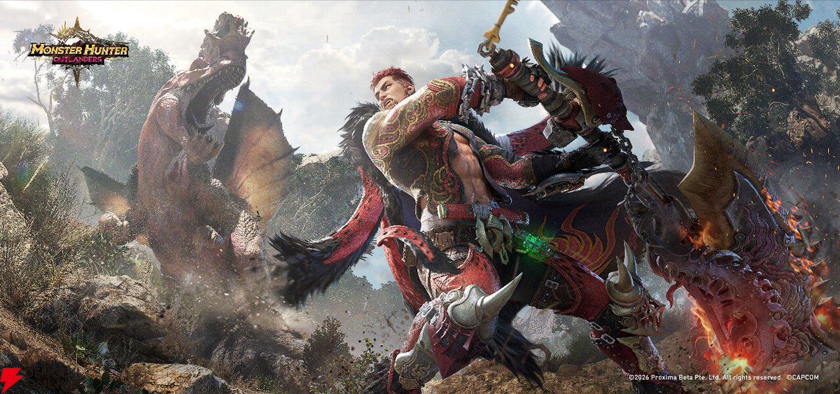 dengekionline's tweet photo. 『モンスターハンター アウトランダーズ』開発インタビュー🎮
https://t.co/9ts4mQ4c81

CBTの反響を受けた「コントローラー対応」の決定や、全武器を扱える主人公の性能、コンシューマ版との差別化についてプロデューサー陣に話を伺いました✨シーズン制による今後の展開も必見！ https://t.co/uT17lGVF9y