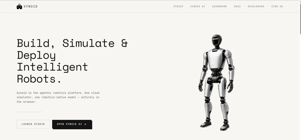 xynoidai's tweet photo. Website is now live: https://t.co/89oFlC0MQn

You can check out what we’re building around browser based robotics simulation.

More updates to follow https://t.co/eOOT8jlVtj