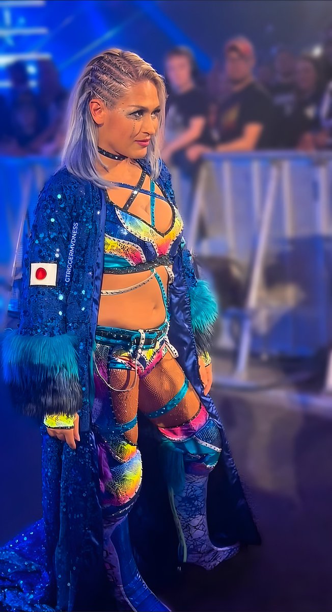 GTRIGGERMVDNESS's tweet photo. Daily photo of #Giulia ✭𝓣𝓱𝓮 𝓓𝓻𝓪𝔀 ✭𝘛𝘩𝘦 𝘔𝘢𝘳𝘲𝘶𝘦𝘦✭ᴛʜᴇ ꜱᴛᴀʀ✭✨ 🇮🇹🔥🇯🇵💫💙#BeautifulMadness #ジュリア  #FridayNightGiulia #Smackdown #Arrivederci https://t.co/JryuZEJmnX