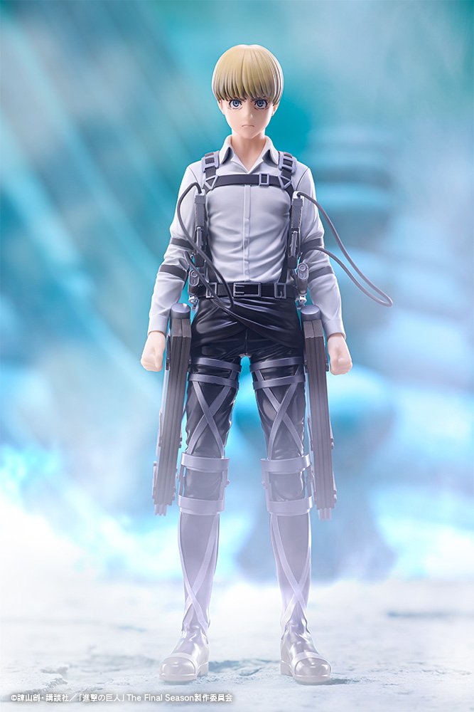 kotobukiyas's tweet photo. 【ご予約開始】
リーズナブルな価格と豊富な品揃えが魅力の「OSHI WORKS」シリーズ！
TVアニメ『進撃の巨人』The Final Seasonより「アルミン・アルレルト」が登場！

手に入れたい方は12月1日（火）までのご予約がオススメです！

▼詳しくはこちら！
https://t.co/KTYYnGYg4C

#進撃の巨人 #shingeki https://t.co/ypxxldkx5K