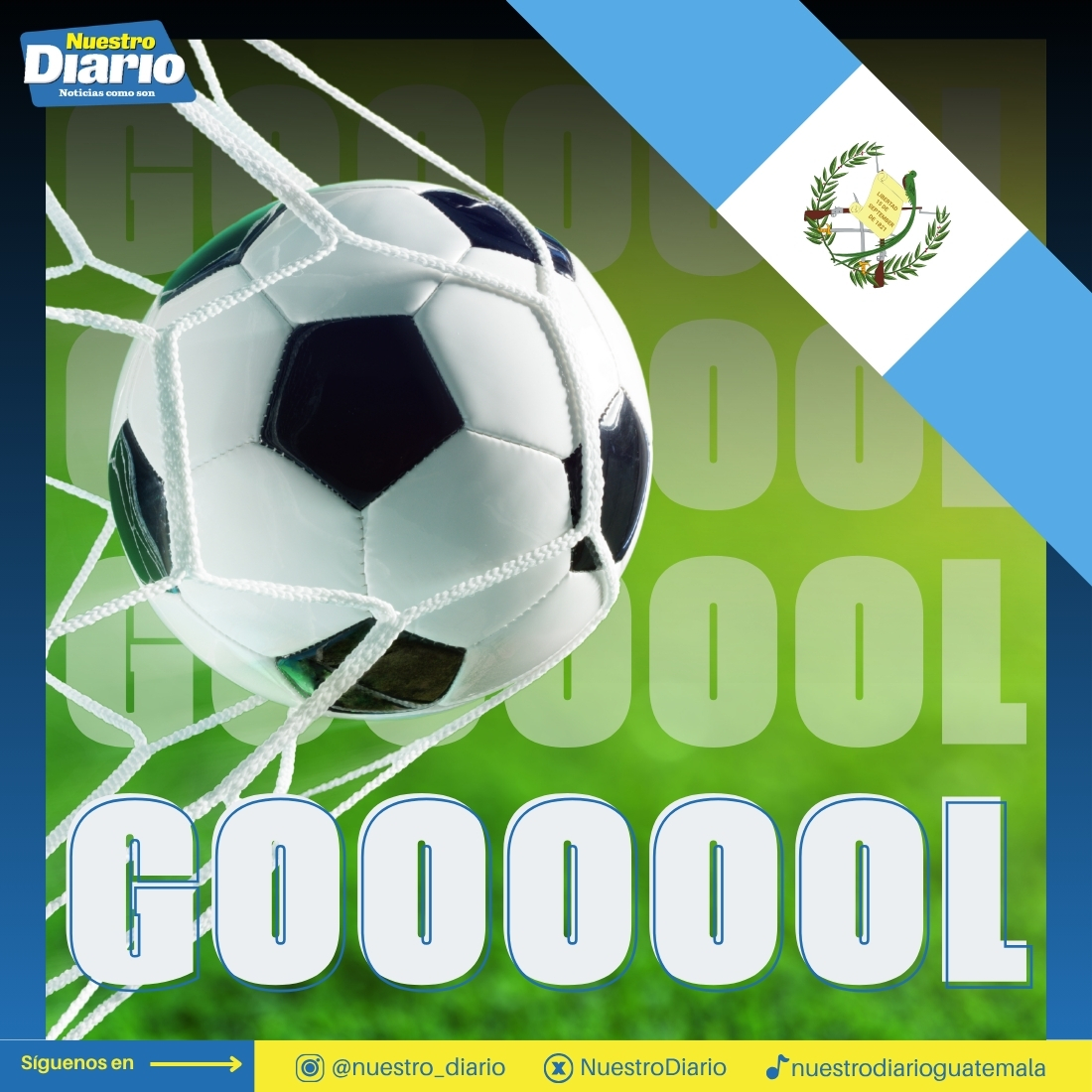 NuestroDiario's tweet photo. ¡GOOOOOOL DE GUATEEEE! 🔥⚽️🔵⚪️

Darwin Lom abre el marcador para la Bicolor con un remate fuera del área rival.

⏰️7' | Guatemala 🇬🇹 1-0 🇸🇻 El Salvador

#DeportesND https://t.co/GTIy8zMyWb