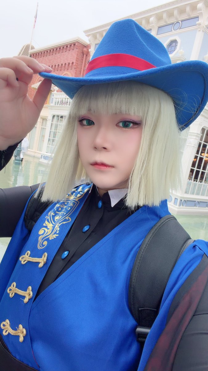 minacho_21mkdk's tweet photo. おはようございます。
メイク調子悪いですが楽しんできます！

#Dハロ仮装2026
#Dハロツイステ https://t.co/6YbnLy7psf