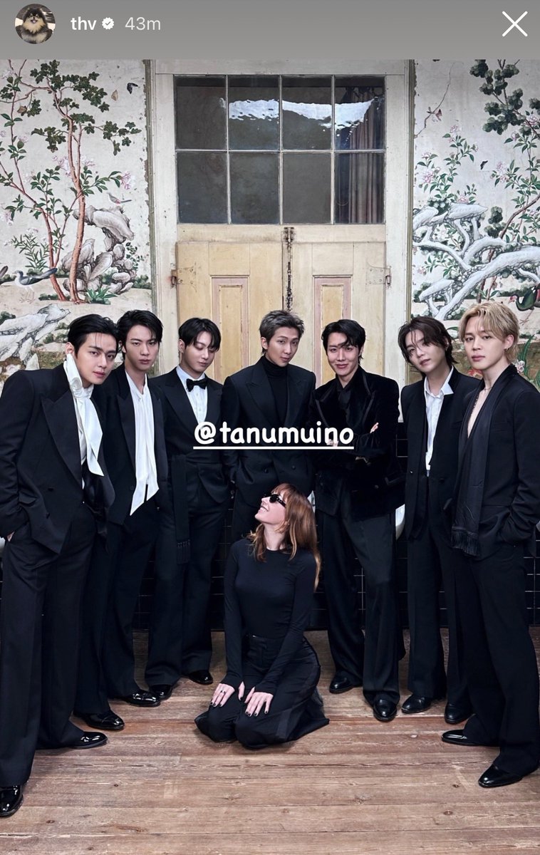 taeguide's tweet photo. Taehyung posting this photo on his IG story after the director was forced to delete this photo from her post following a barrage of hate comments https://t.co/0yqrx1vlUi