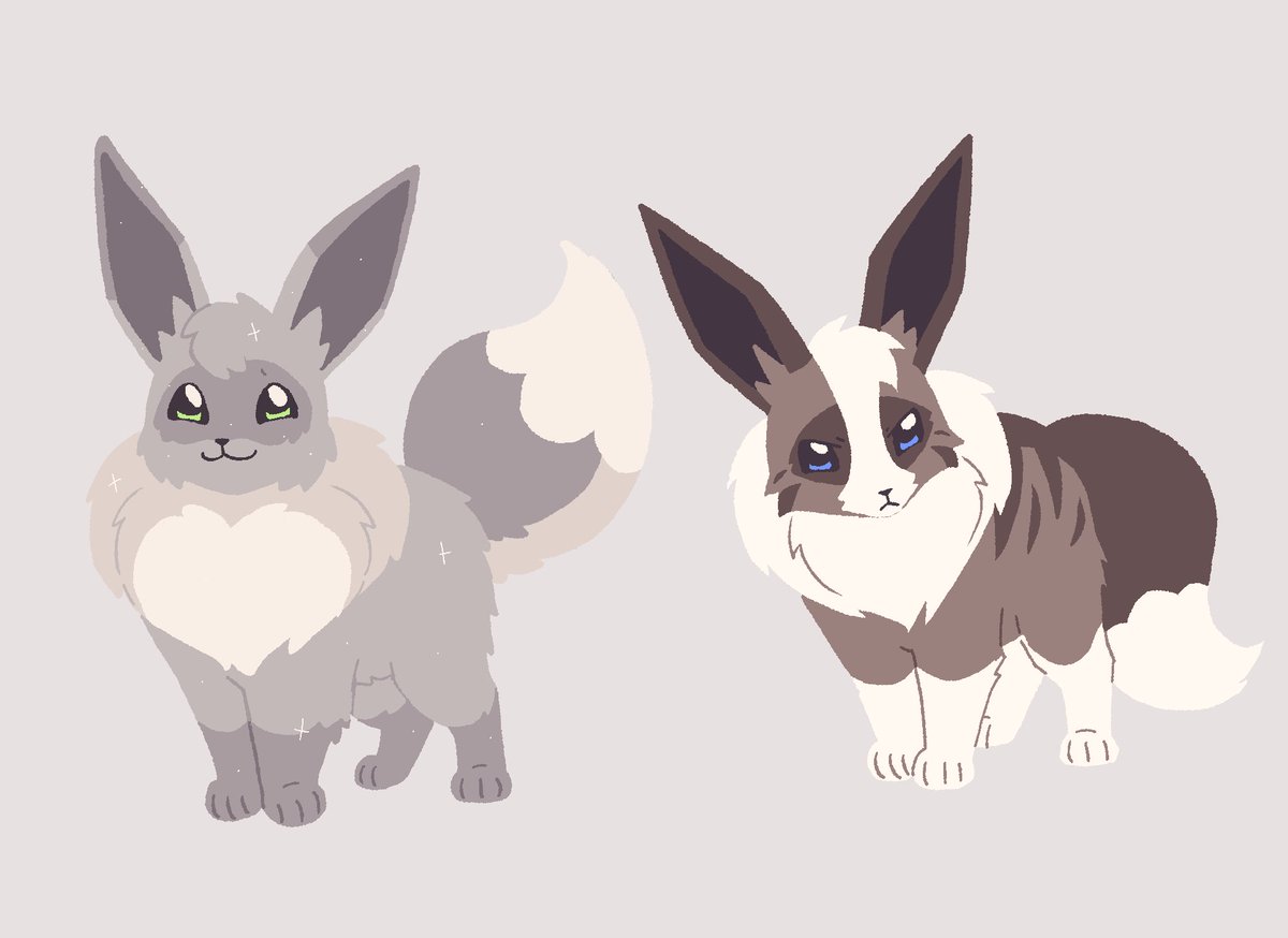 Kittieeepaw's tweet photo. when your sister is a special shiny eevee and you’re just a stupid normal eevee

#warriorcats https://t.co/HQ9e9V71J5