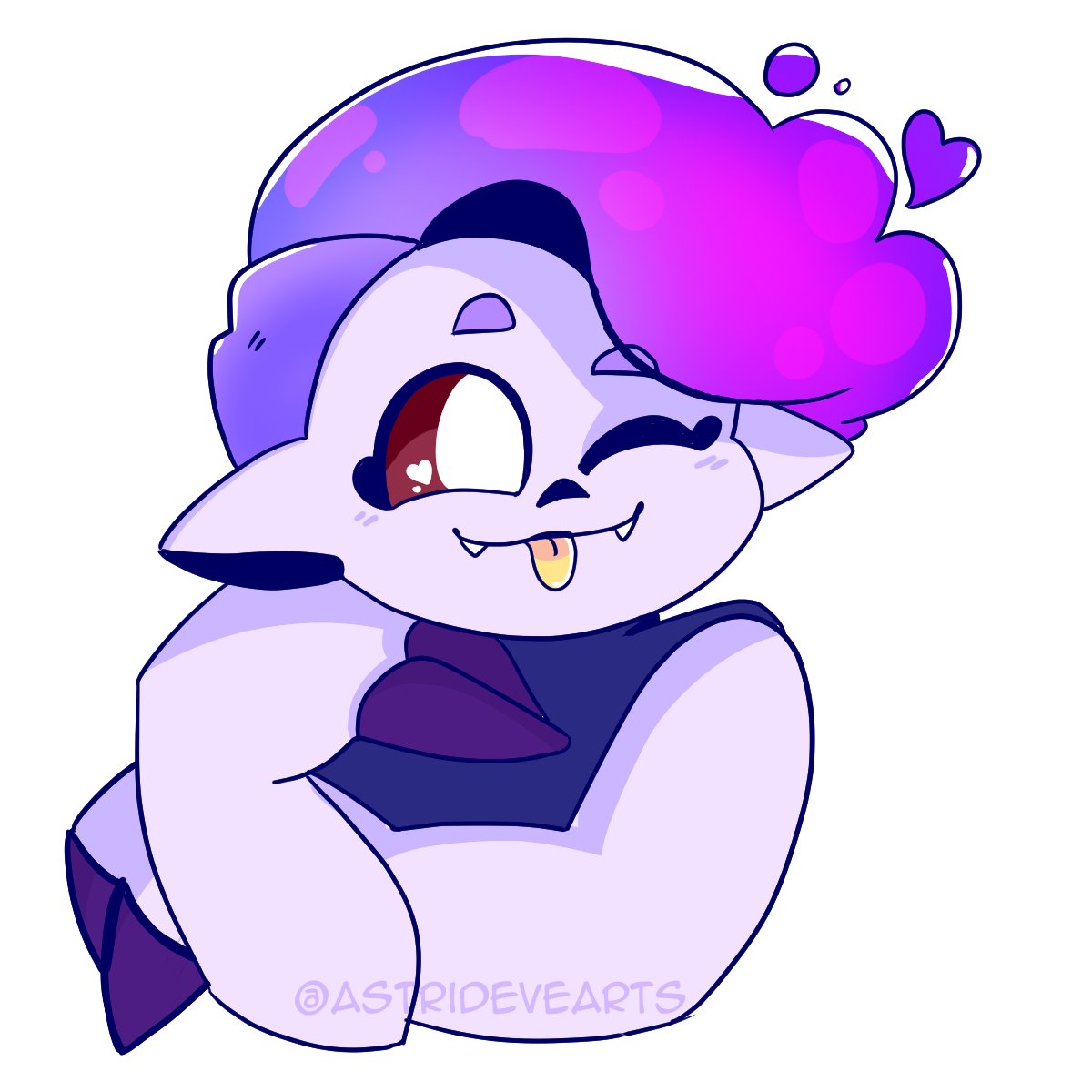 AstridEveArts's tweet photo. Day 28: Being Cute (isitworking?)  
#artember #artember2026 #septemberartmonth #astridevearts https://t.co/TqSjOR0IoY