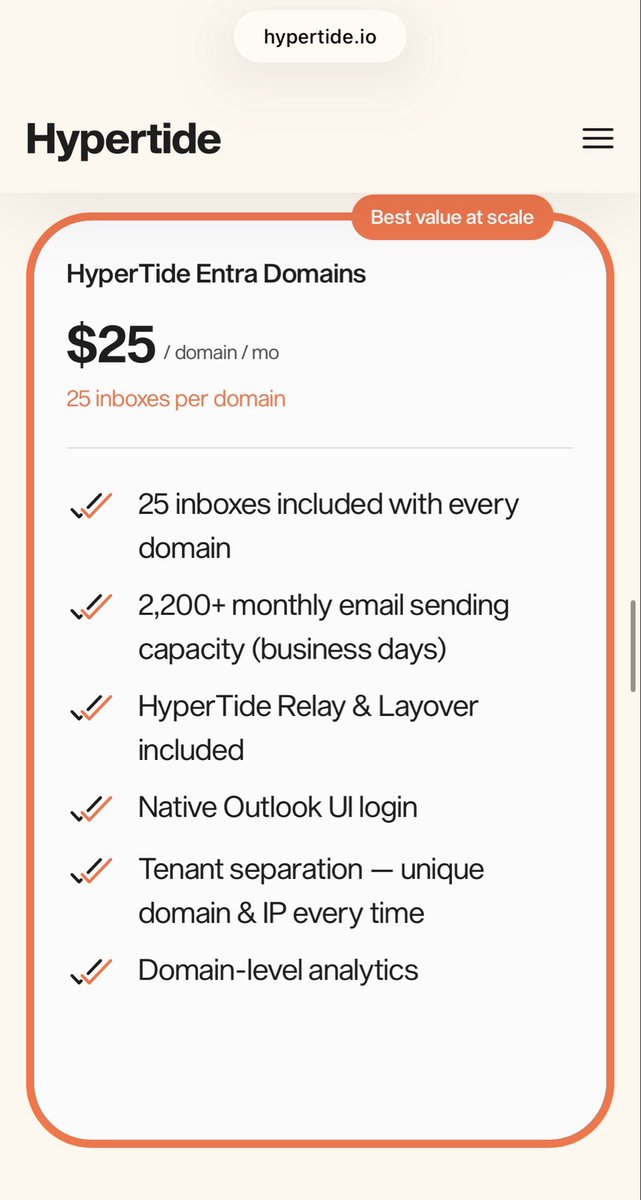 grantanderson_3's tweet photo. @codyschneider any reason for hypertide over scaledmail? Does hypertide actually hook up 25 inboxes to 1 domain? https://t.co/59x4U4IHtA