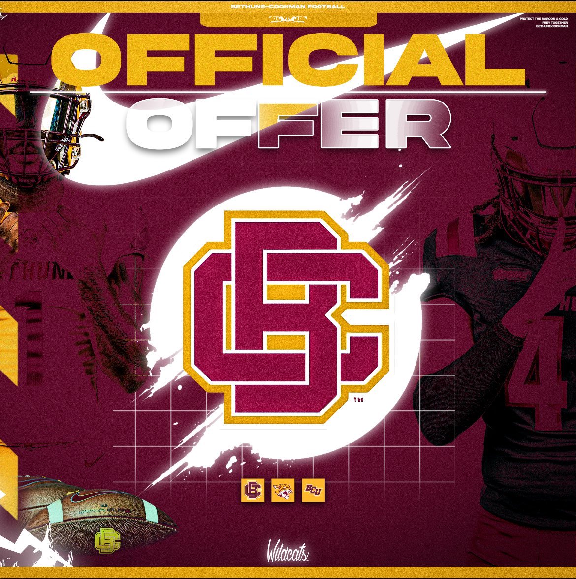 WoodJaydn's tweet photo. Very blessed to receive a offer from @14twalk with Bethune-Cookman University🔥🔥🔥@Coach_Hendrix1 @osoukup https://t.co/WvelNQipMU