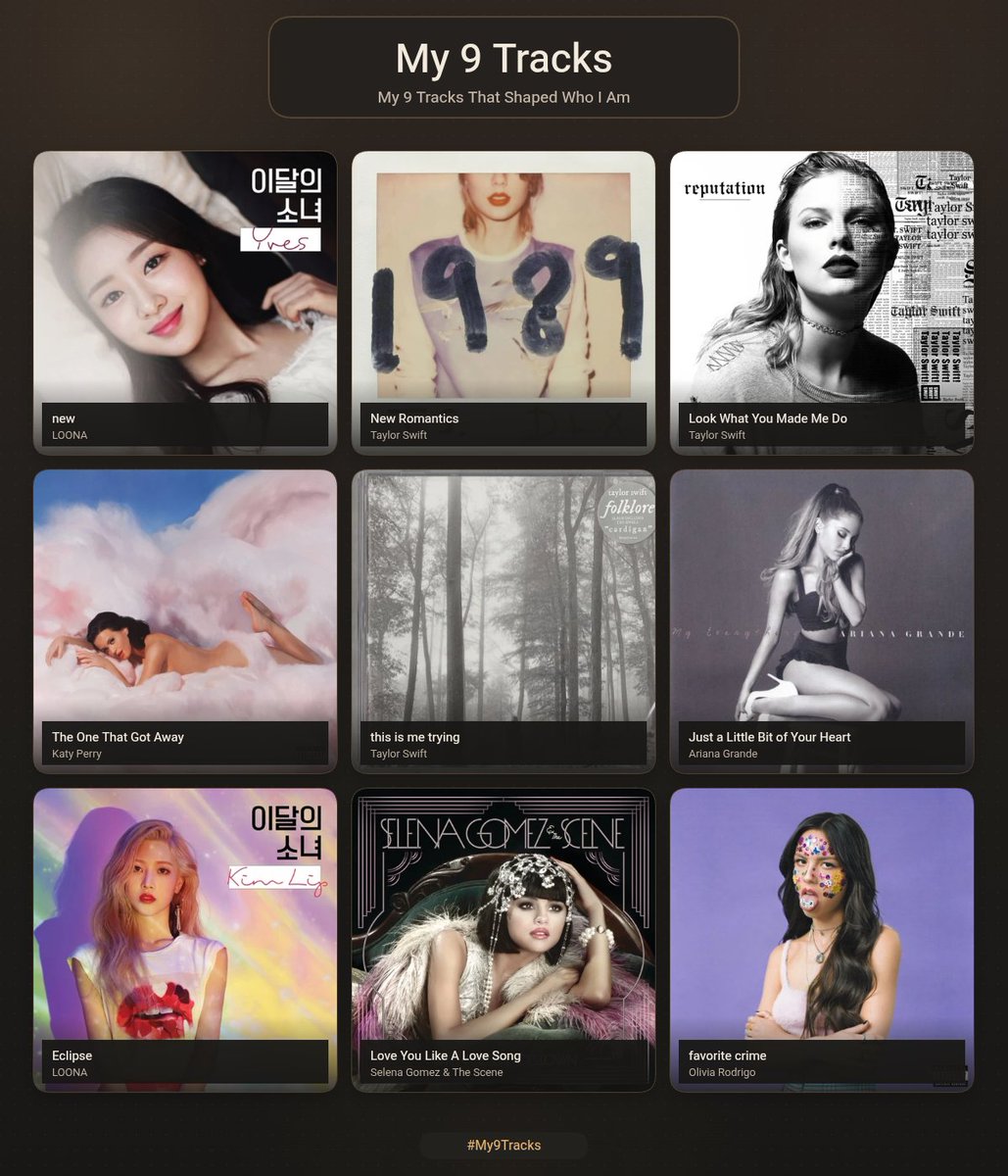 sguardianyu's tweet photo. ⠀ ⠀ യ　˚　tracks of ୨୧ my life ₊　ଓ

⠀ ⠀ 　   　#myninemagicalsongs https://t.co/KHAAH0ymS7