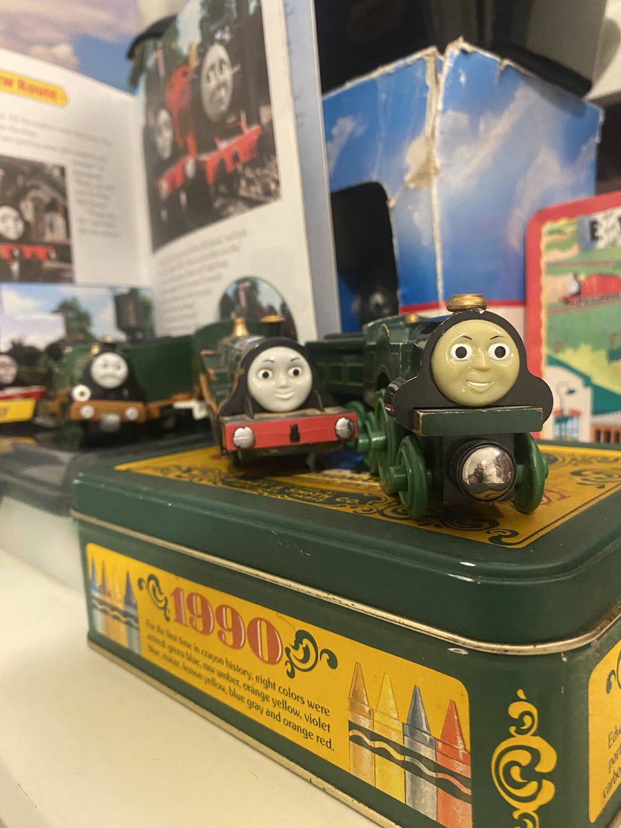 DevinTTTE's tweet photo. Emily the Stirling Engine GALORE 💚 #emilythestirlingengine #thomasthetankengine #thomaswoodenrailway #thomasandfriends #thomasfan https://t.co/PffGJjhxug