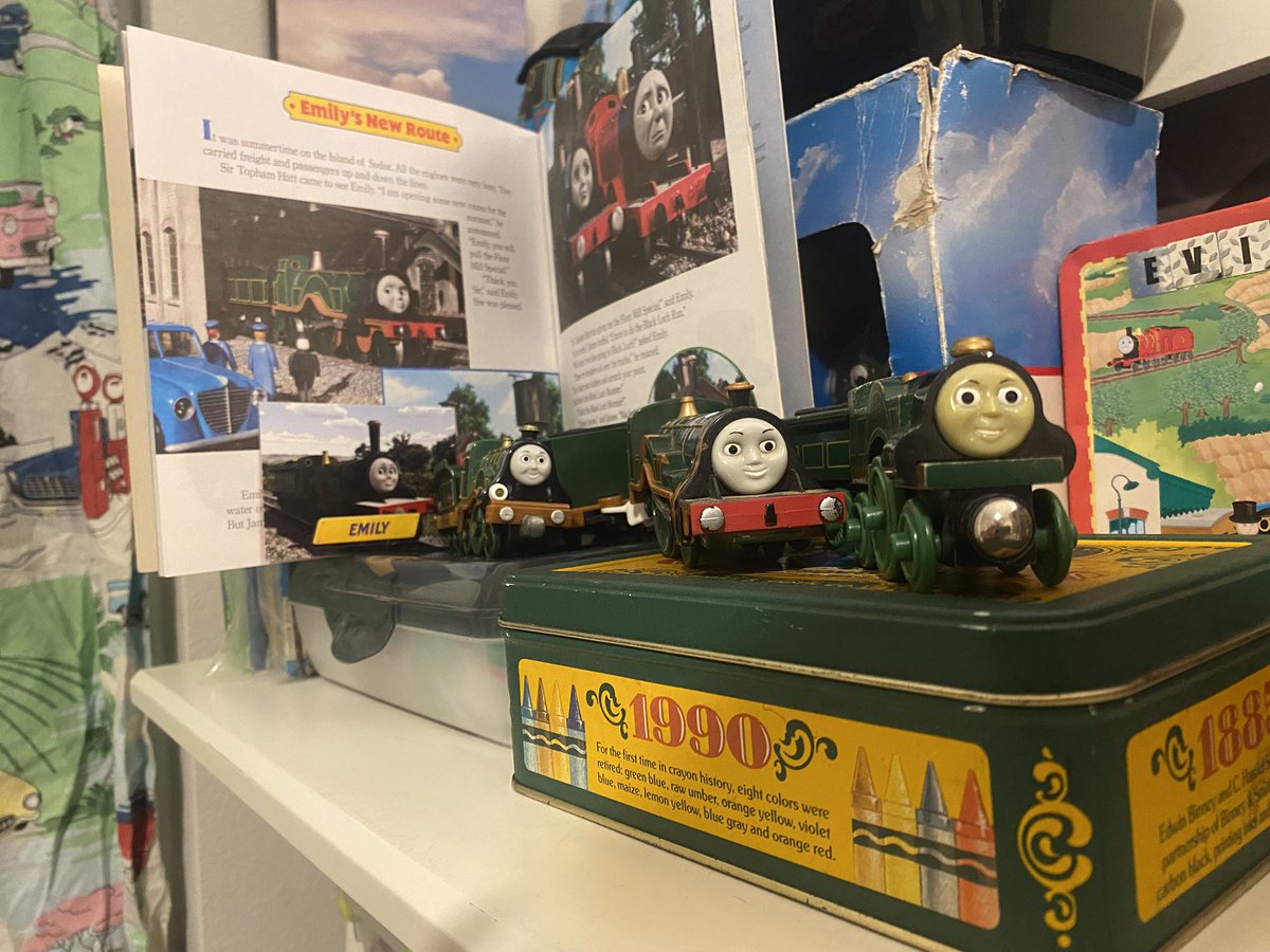 DevinTTTE's tweet photo. Emily the Stirling Engine GALORE 💚 #emilythestirlingengine #thomasthetankengine #thomaswoodenrailway #thomasandfriends #thomasfan https://t.co/PffGJjhxug
