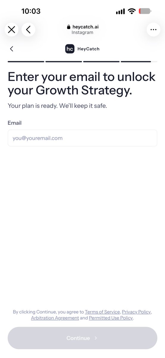 enmanuel_dev's tweet photo. The long onboarding strategy sometimes takes it… way too long 

You have now idea how long heycatch ai onboarding took, only to get me to sign up and pay without no value whatsoever. 

I came in convinced by the ads, I left without finishing. 

Combining a long onboarding with paying before value cannot be that good of a strategy.