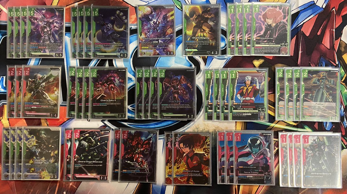 _yuzupazu's tweet photo. 3-1 with RG qubeley token spam, deck went crazy tonight but lost in finals to londo bell going fast and me turbo bricking 😴

deck feels very good outside of those situations, even into aggro

⭕️ BP Marine 2️⃣
⭕️ RG Qubeley Tokens 1️⃣
⭕️ RP Marida + Epyon 2️⃣🎲
❌ BG London Bell 2️⃣ https://t.co/jW6SxGWfF2