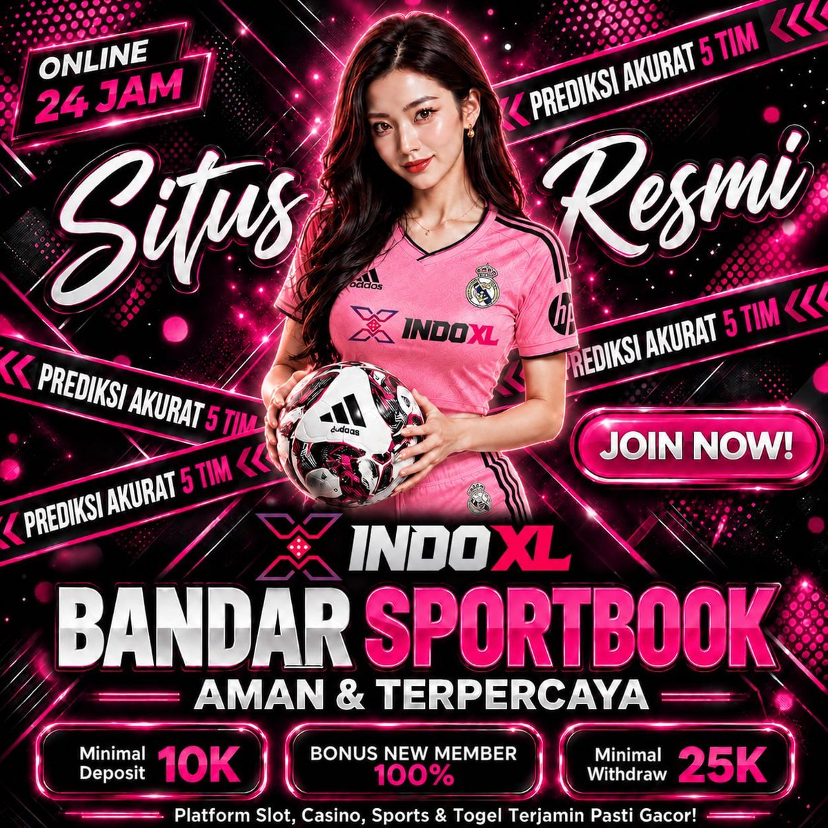indoxlfun's tweet photo. INDOXL
⚽ BANDAR SPORTBOOK
🔥 Prediksi 5 Tim
🎁 Bonus Member Baru 100%
💰 Deposit 10K

👉 Link: https://t.co/I9at7ABocm https://t.co/7QtlkUbqeq