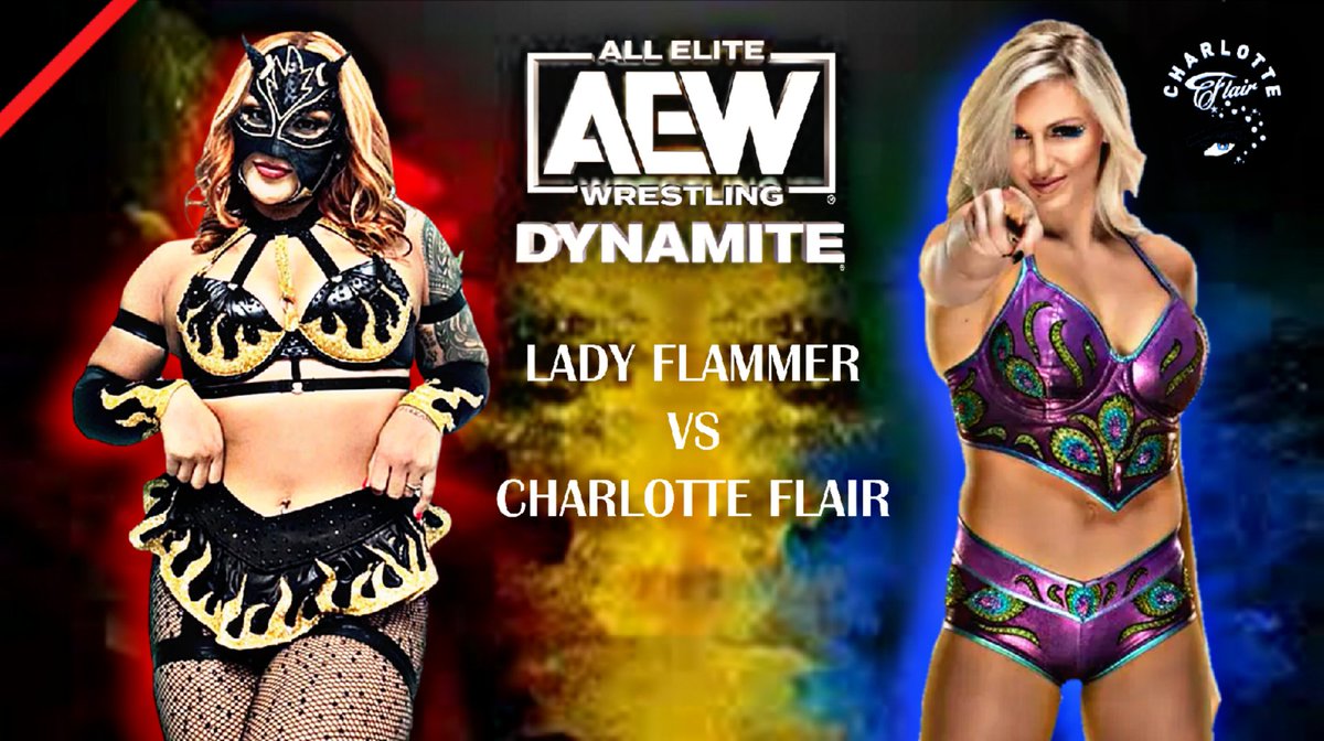 CCWEfed's tweet photo. Lady Flammer makes her debut against the Queen of CCW Charlotte Flair.

Lady Flammer @nexttopdiva vs Charlotte Flair 👑 @MercedesTheCEO https://t.co/ztwtAJdMb0